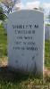 Shirley M Nesbitt gravsten
