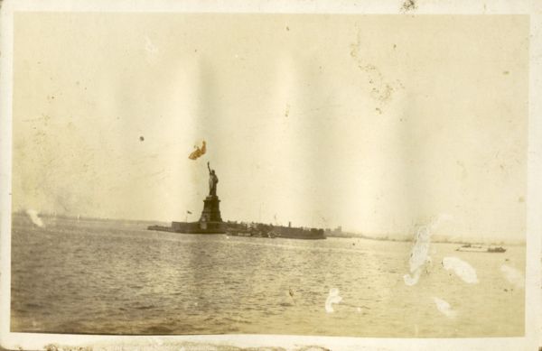 1920? Indsejlningen til New York, Frihedsgudinden
Nøgleord: New York;USA