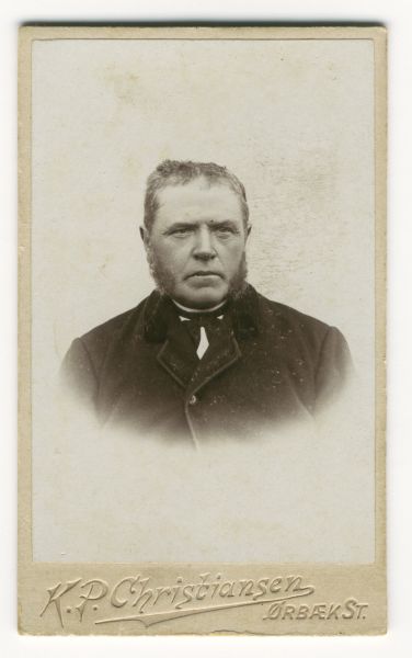 1900? Henrik Christoffersen, gift med Karls fars søster Maren
Nøgleord: henrik_christoffersen